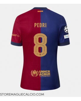 Barcelona Pedri Gonzalez #8 Maglia Gara Casa Repliche 2024-25